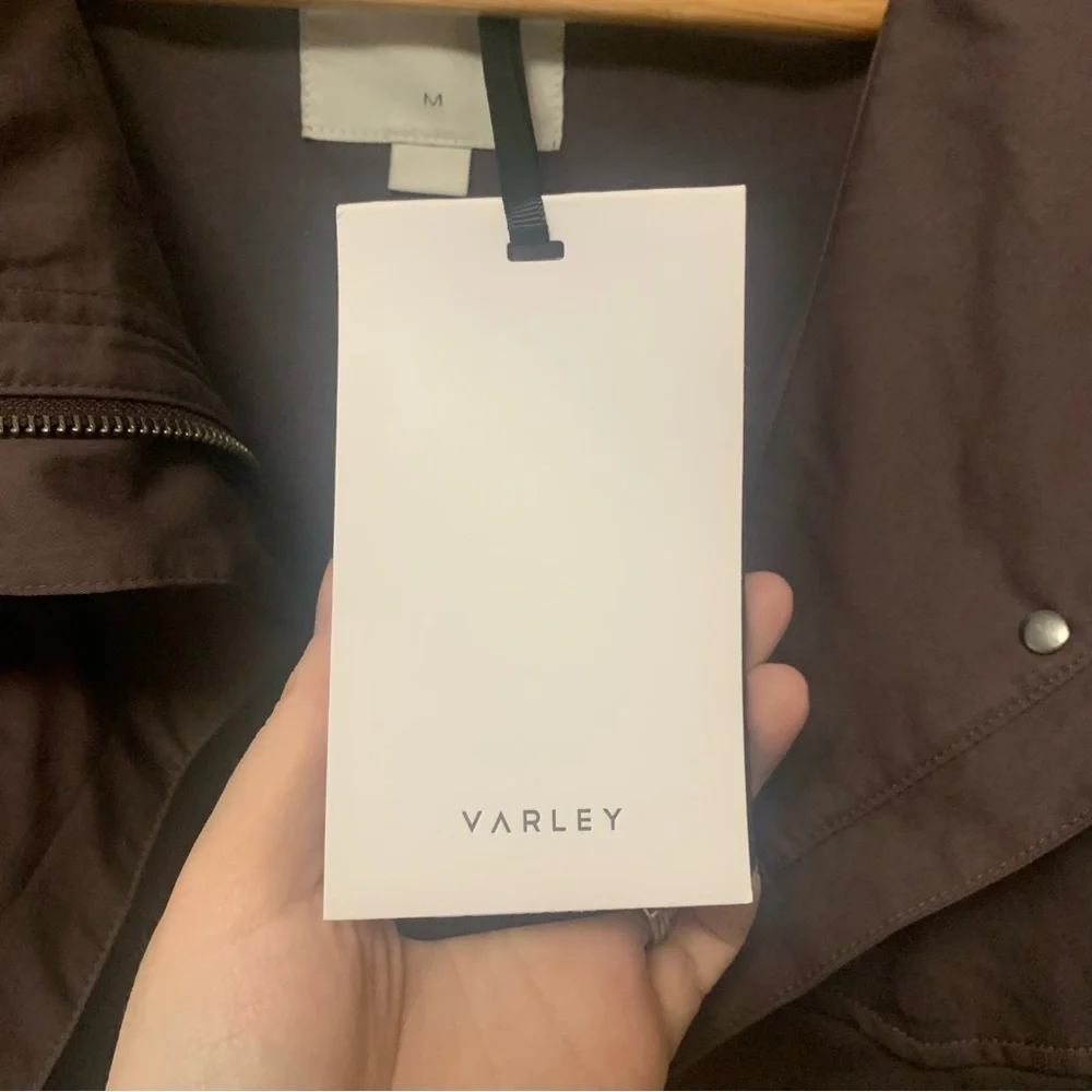 Varley Bryce Parka in Raisin Size Medium NWT New